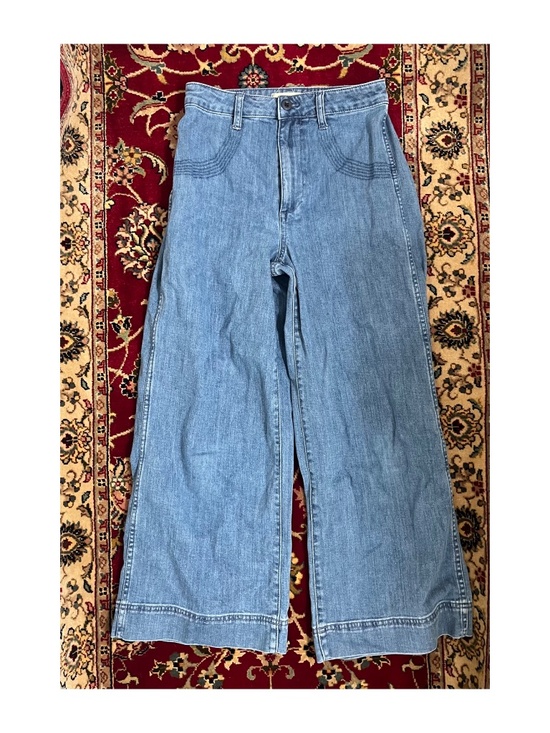 Madewell Denim - Madewell Cropped Jeans with Embroidery
